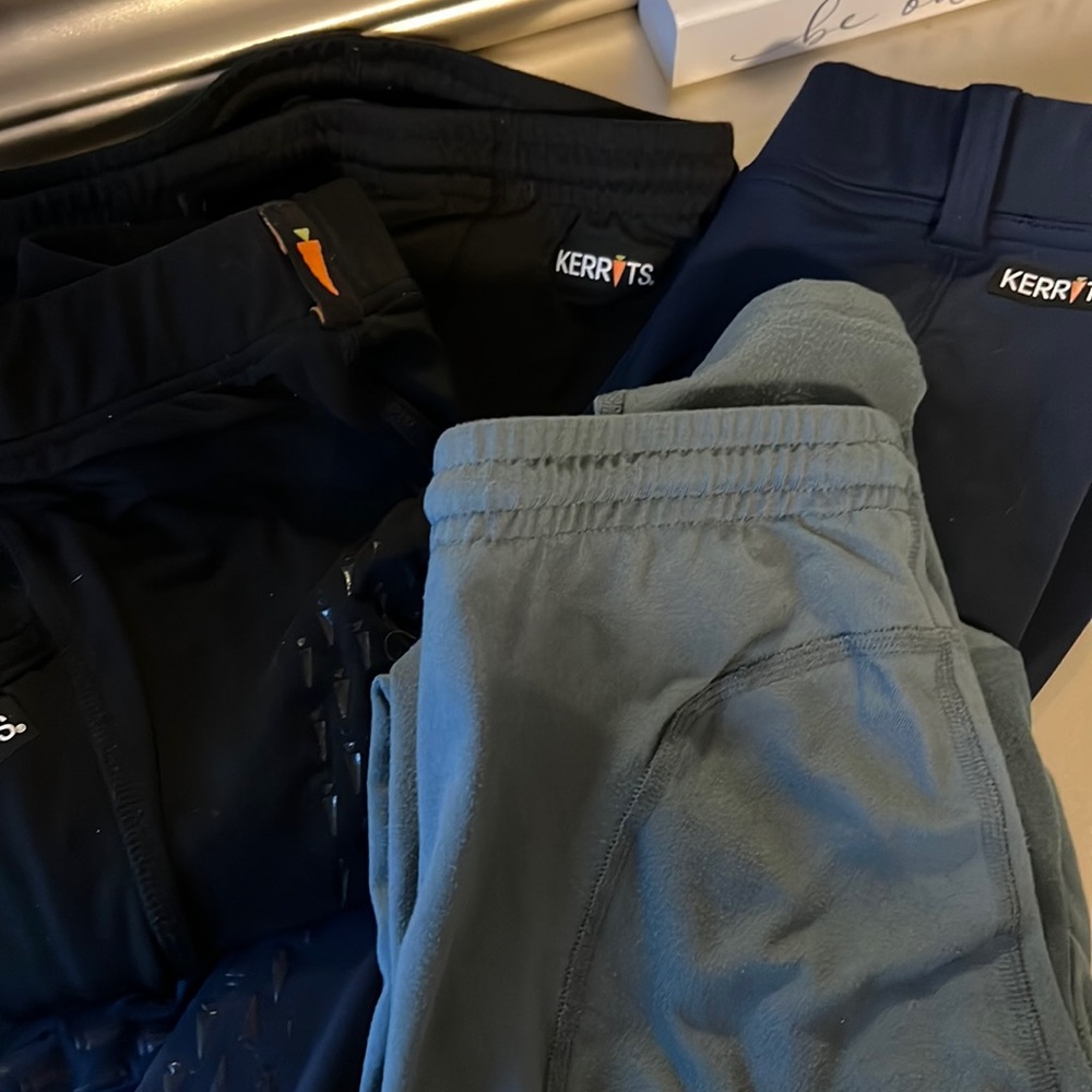 Children’s Kerrit equestrian riding pants 4 pairs